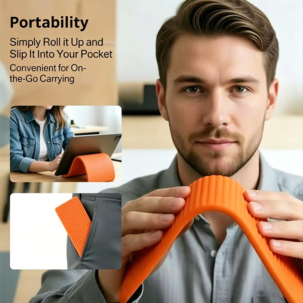 Portable Silicone Mobile Phone - Desk Setup Stand ulasan dan harga