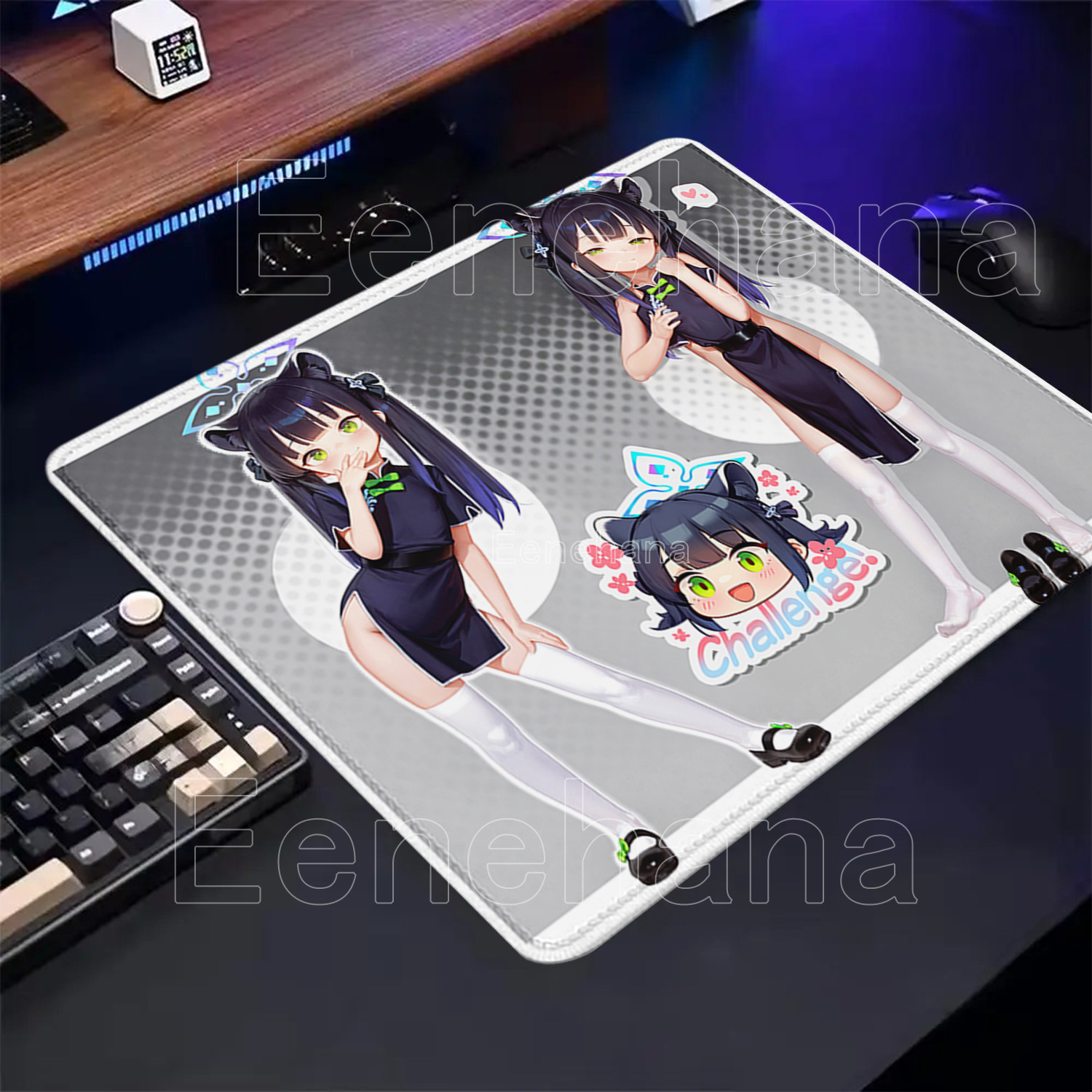 Alice‌ Nozomi Hikari Blue Arch - Desk Setup Blue ulasan dan harga