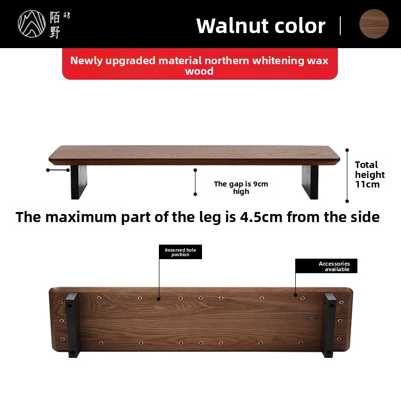 Solid Wood Monitor Riser Stand - Setup Desk Monitor ulasan dan harga