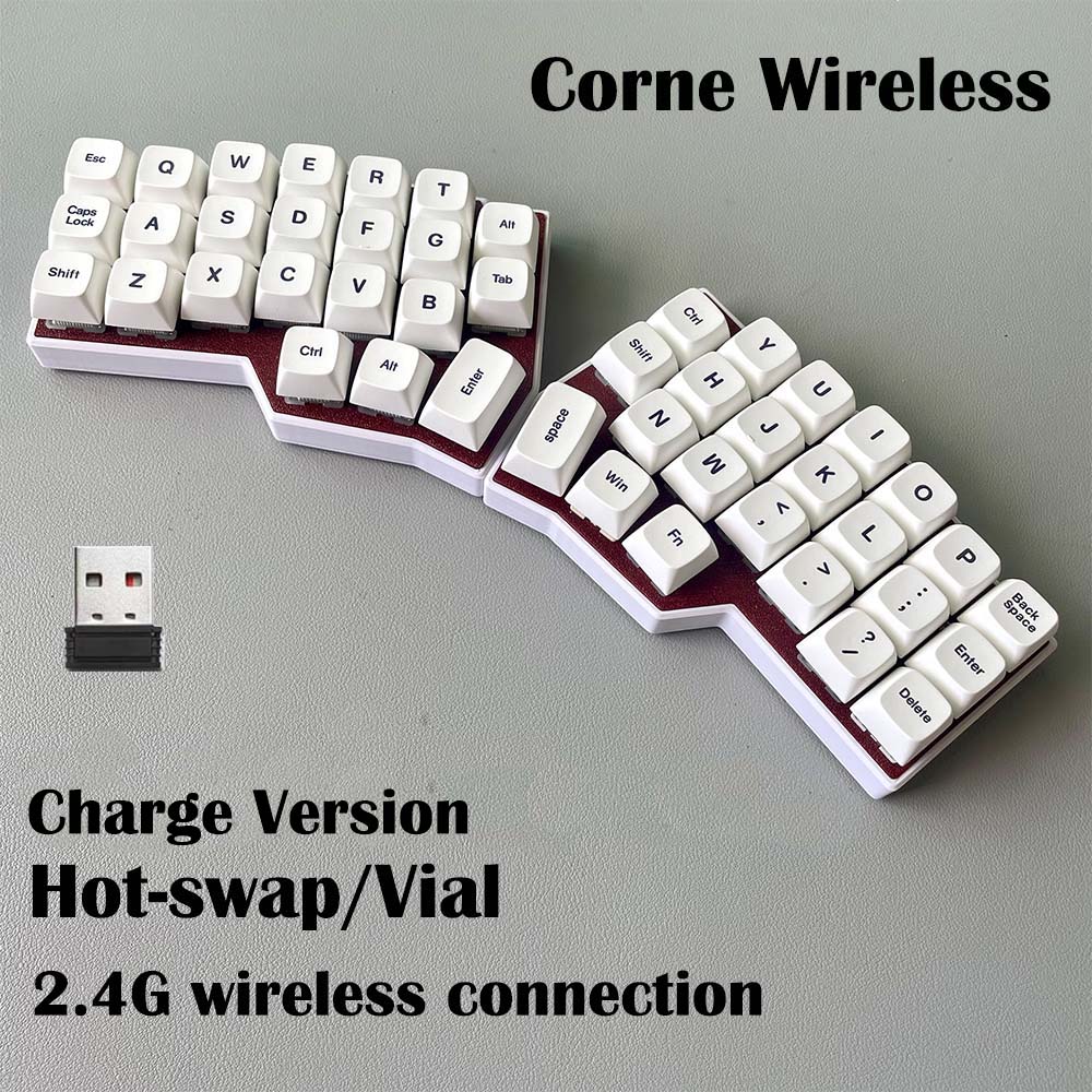 CORNE V4 2.4G Wireless Split E - Desk Setup Programmer ulasan dan harga