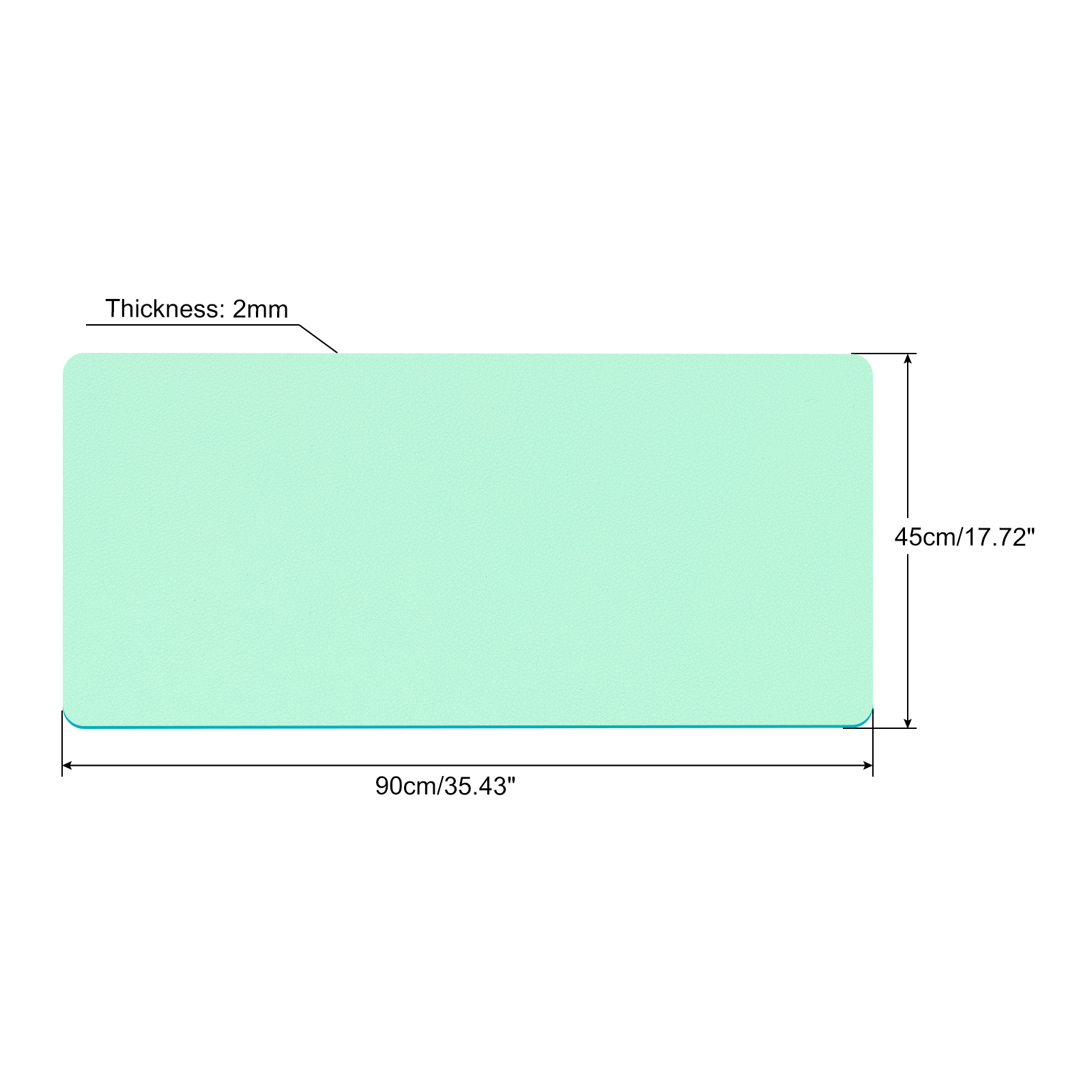 Office Desk Mat Protector PU L - Desk Setup Ergonomic ulasan dan harga