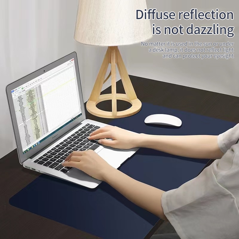 70x35cm Large Size Office Home - Desk Setup Blue ulasan dan harga