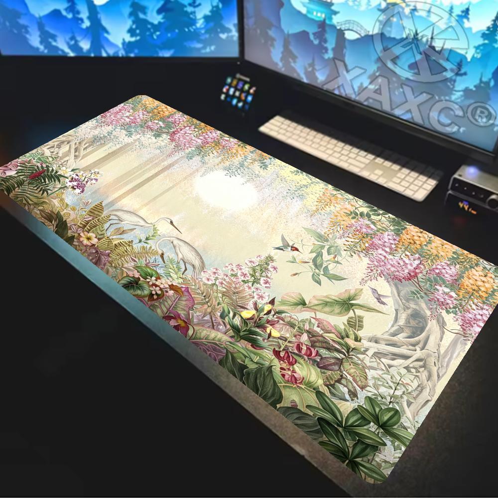 nchanted Forest Desk Mat 90x40 - Desk Setup Gaming And Work ulasan dan harga
