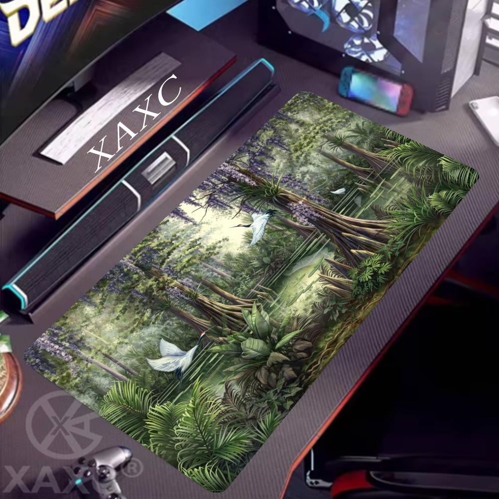 nchanted Forest Desk Mat 90x40 - Desk Setup Gaming And Work ulasan dan harga