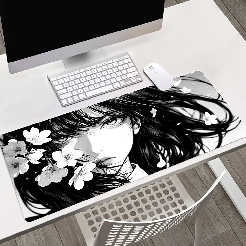 Sakura Girl Extra Large Fabric - Desk Setup Gaming And Work ulasan dan harga