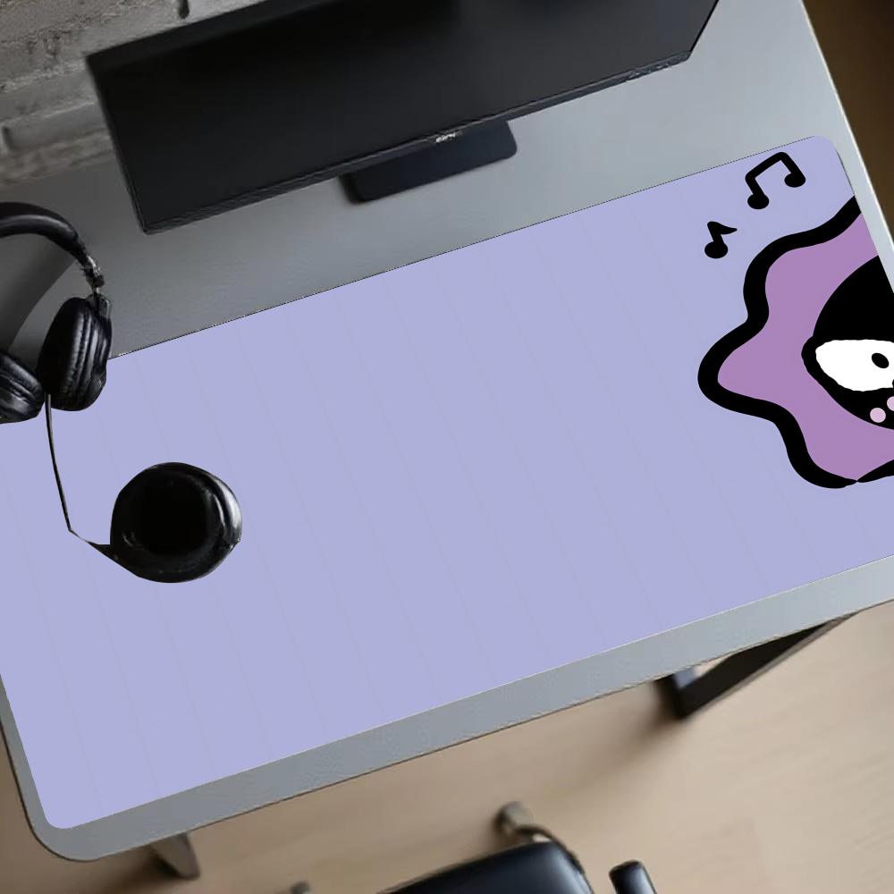 Playmat Cute Purple Expression - Desk Setup Gadgets ulasan dan harga
