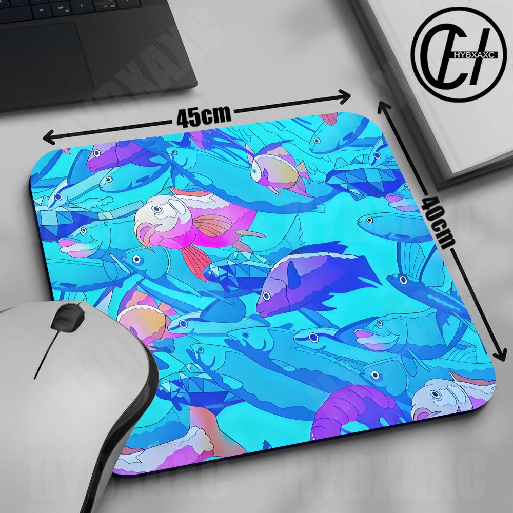 HYBXAXC Mouse Pad Cute Fish De - Desk Setup Blue ulasan dan harga