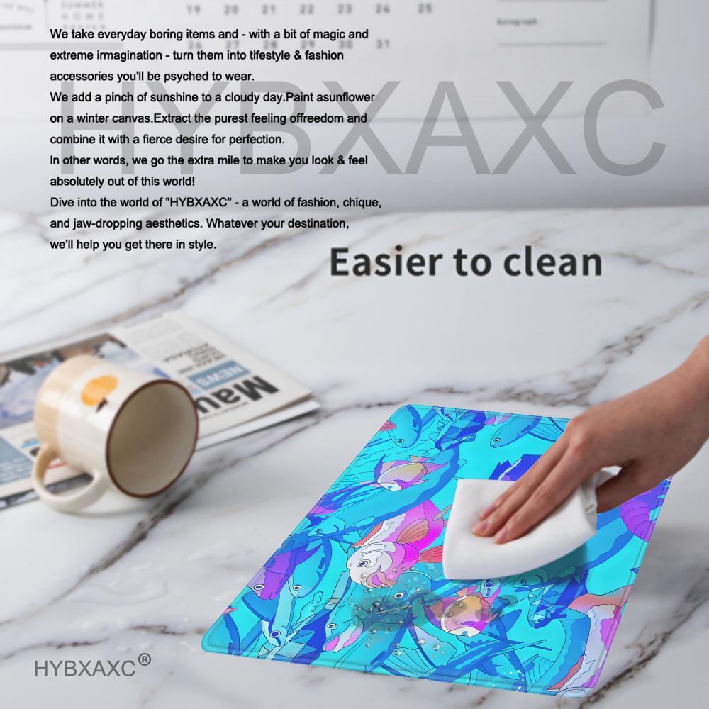 HYBXAXC Mouse Pad Cute Fish De - Desk Setup Blue ulasan dan harga