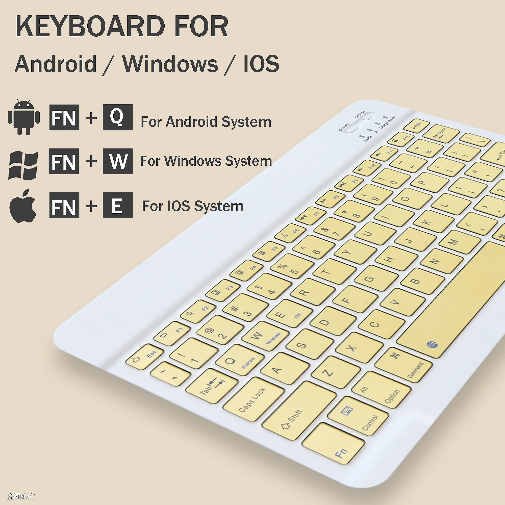 Colorful Candy Bluetooth Keybo - Desk Setup Ipad ulasan dan harga