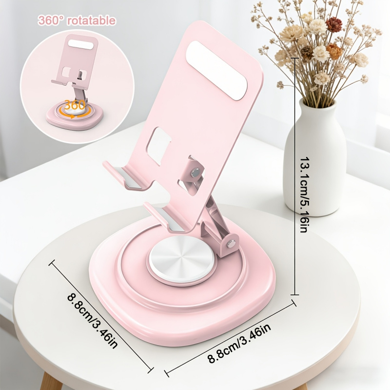 Macaron Desktop Metal Rotating - Desk Setup Stand ulasan dan harga