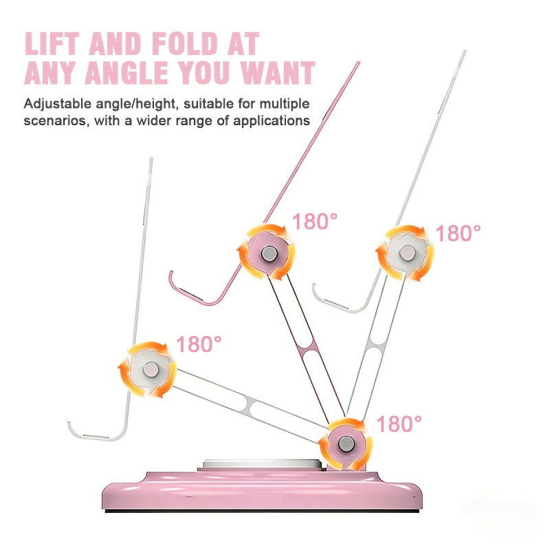 Macaron Desktop Metal Rotating - Desk Setup Stand ulasan dan harga