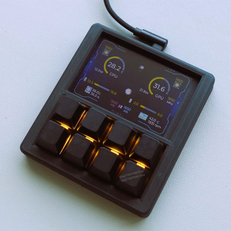 DIY Quick Keyboard Desktop Con - Desk Setup Programmer ulasan dan harga