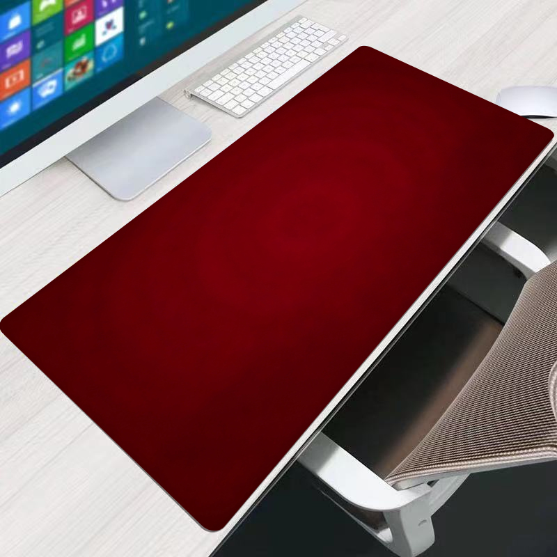 Red Mouse Pad Office Extended  - Desk Setup Ergonomic ulasan dan harga