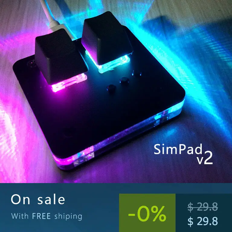 SimPad OSU Mini Keyboard Touch - Desk Setup Programmer ulasan dan harga