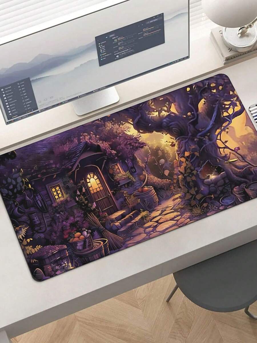 Large Gaming Mouse Pad With Fa - Desk Setup Gaming And Work ulasan dan harga