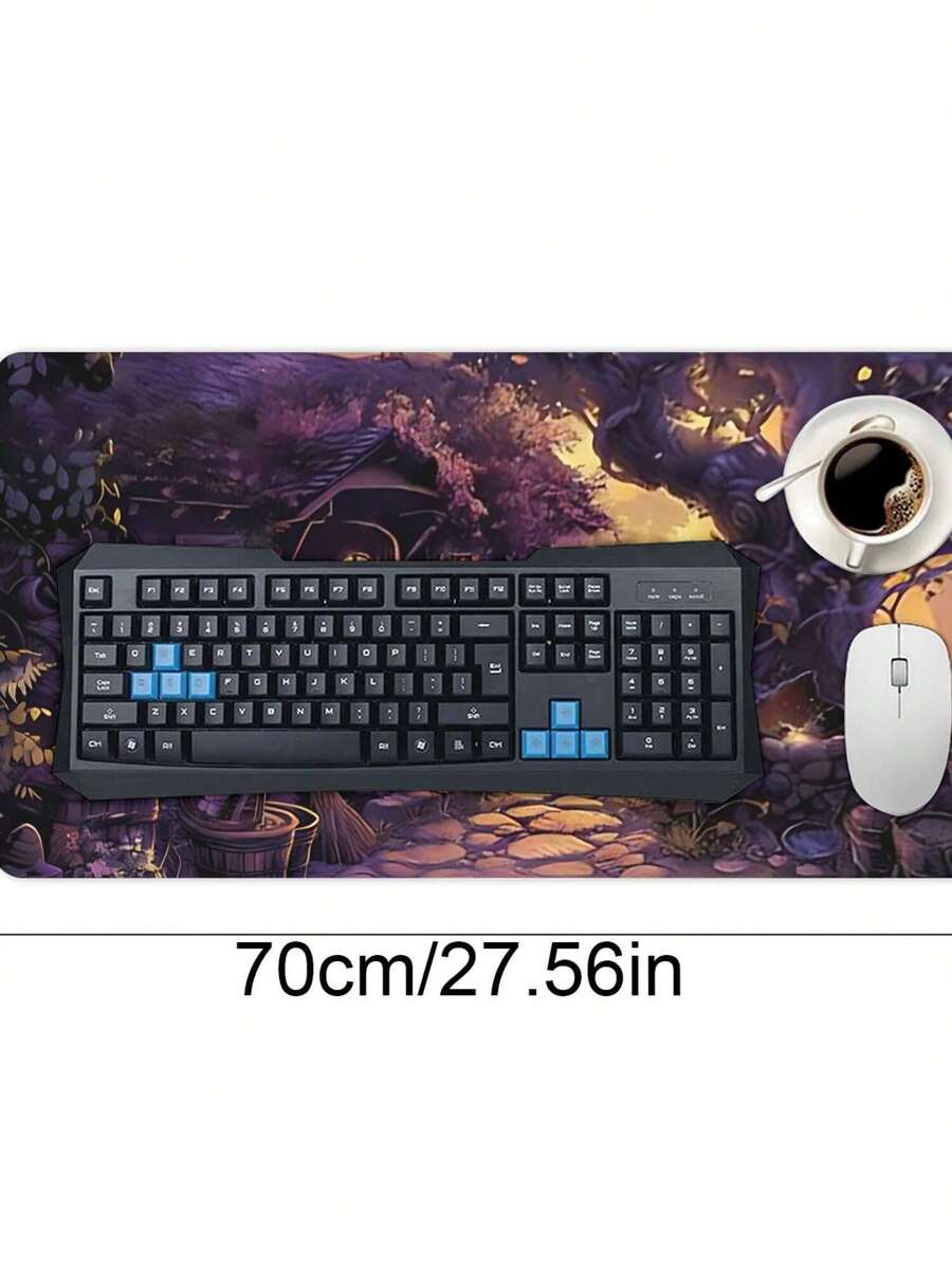 Large Gaming Mouse Pad With Fa - Desk Setup Gaming And Work ulasan dan harga