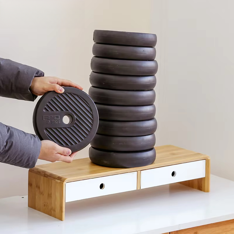 Bamboo Laptop Monitor Riser Ec - Setup Desk Monitor ulasan dan harga