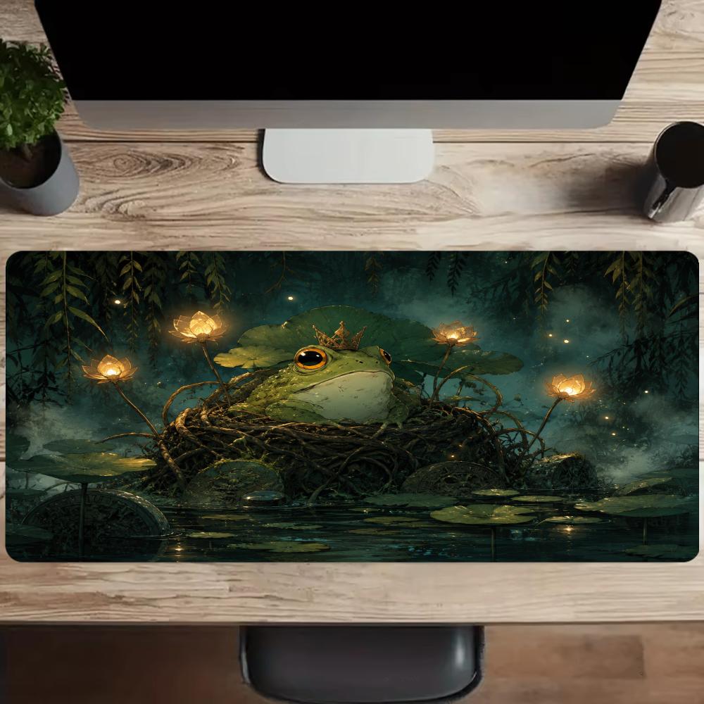 Enchanted Frog Mouse Pad Desk  - Desk Setup Gaming And Work ulasan dan harga