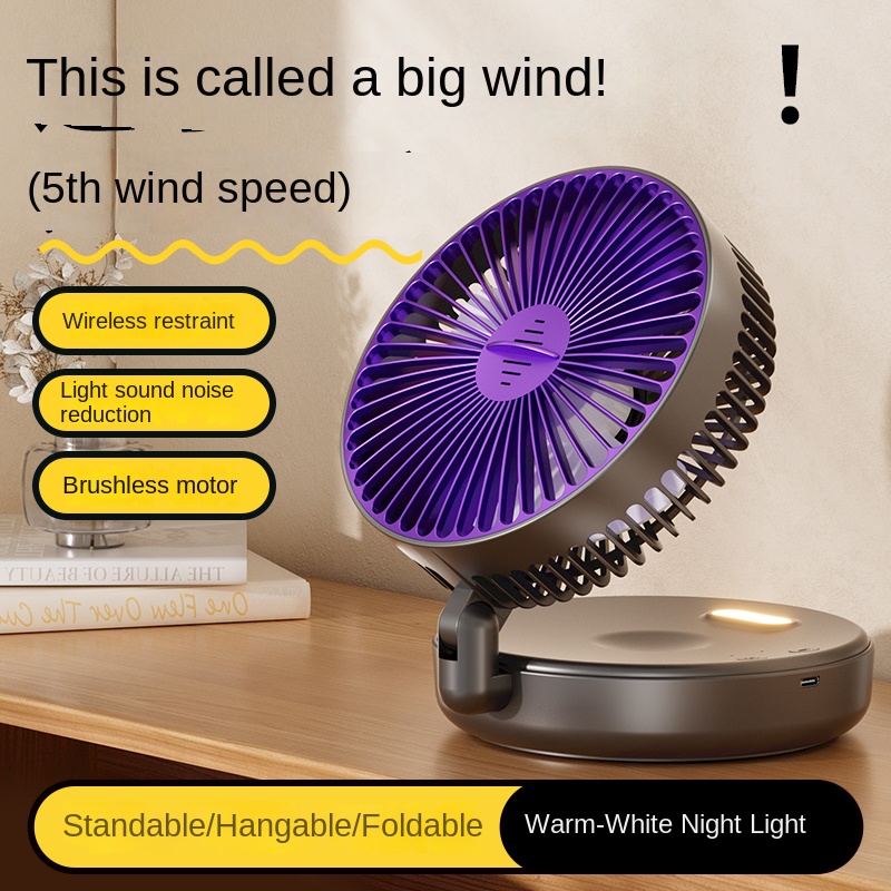 5000mAh Foldable Glow-in-the-D - Desk Setup Dark ulasan dan harga