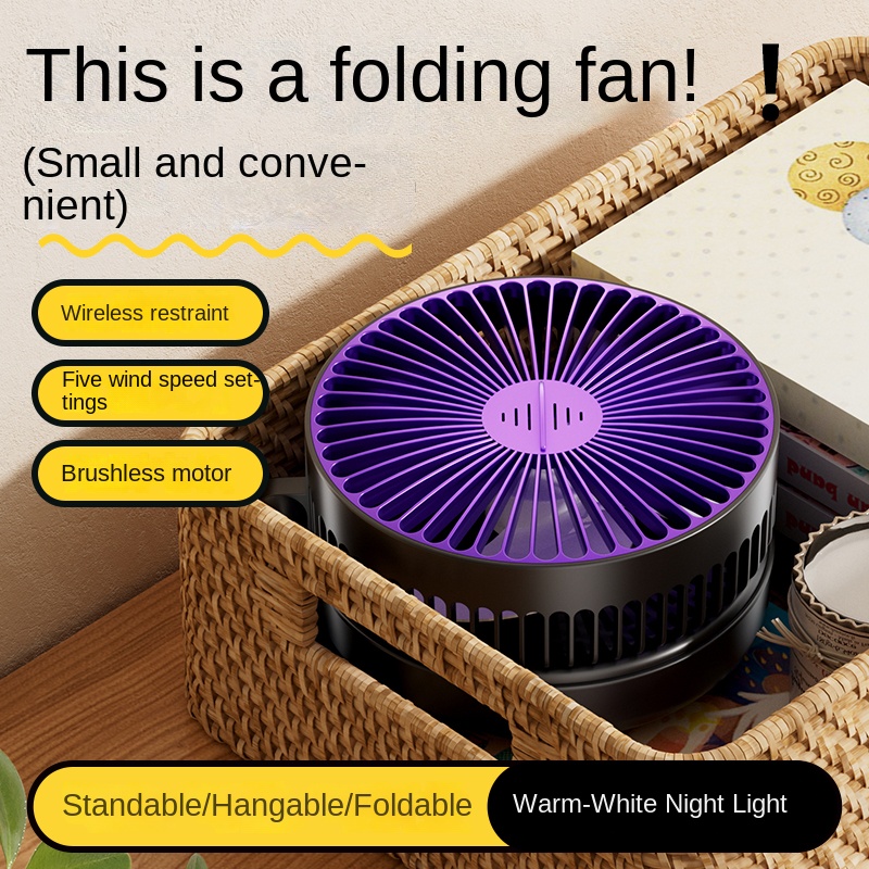 5000mAh Foldable Glow-in-the-D - Desk Setup Dark ulasan dan harga