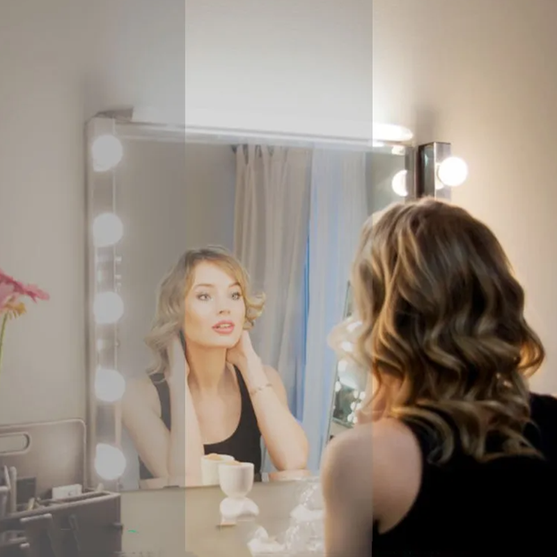 LED Mirror Makeup Mirror w/Lig - Desk Setup Lighting ulasan dan harga