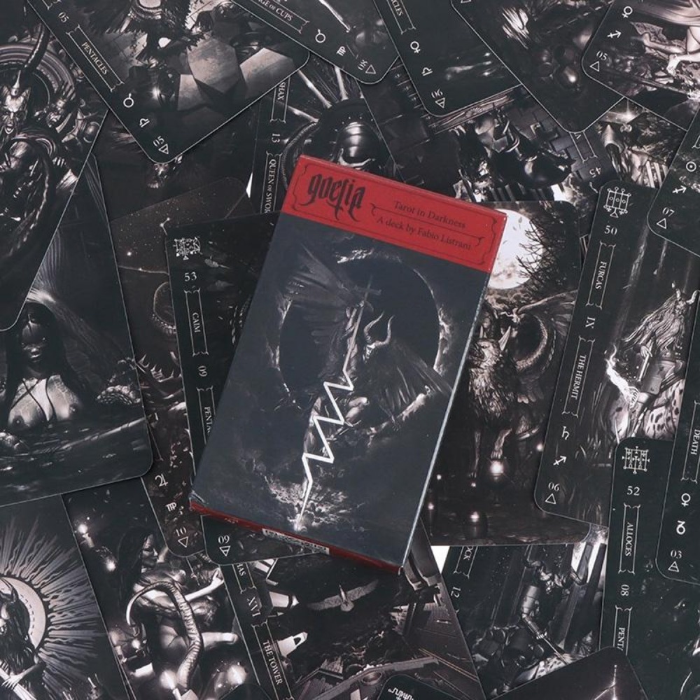 10.3*6cm Tarot Goetia Tarot In - Desk Setup Dark ulasan dan harga