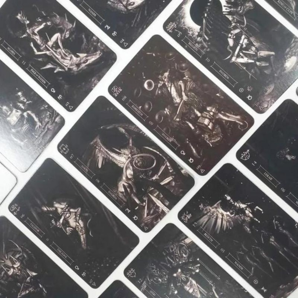 10.3*6cm Tarot Goetia Tarot In - Desk Setup Dark ulasan dan harga