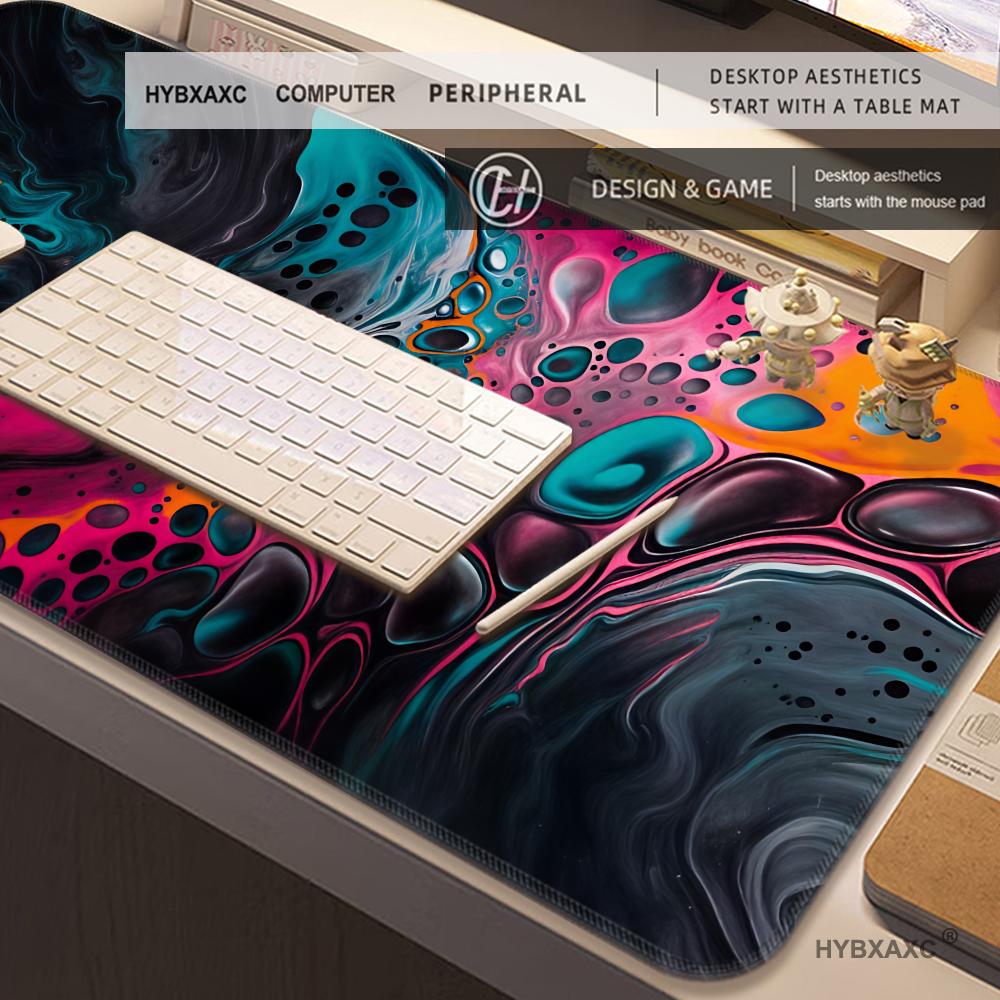 HYBXAXC Abstract Fluid Gaming  - Desk Setup Gadgets ulasan dan harga