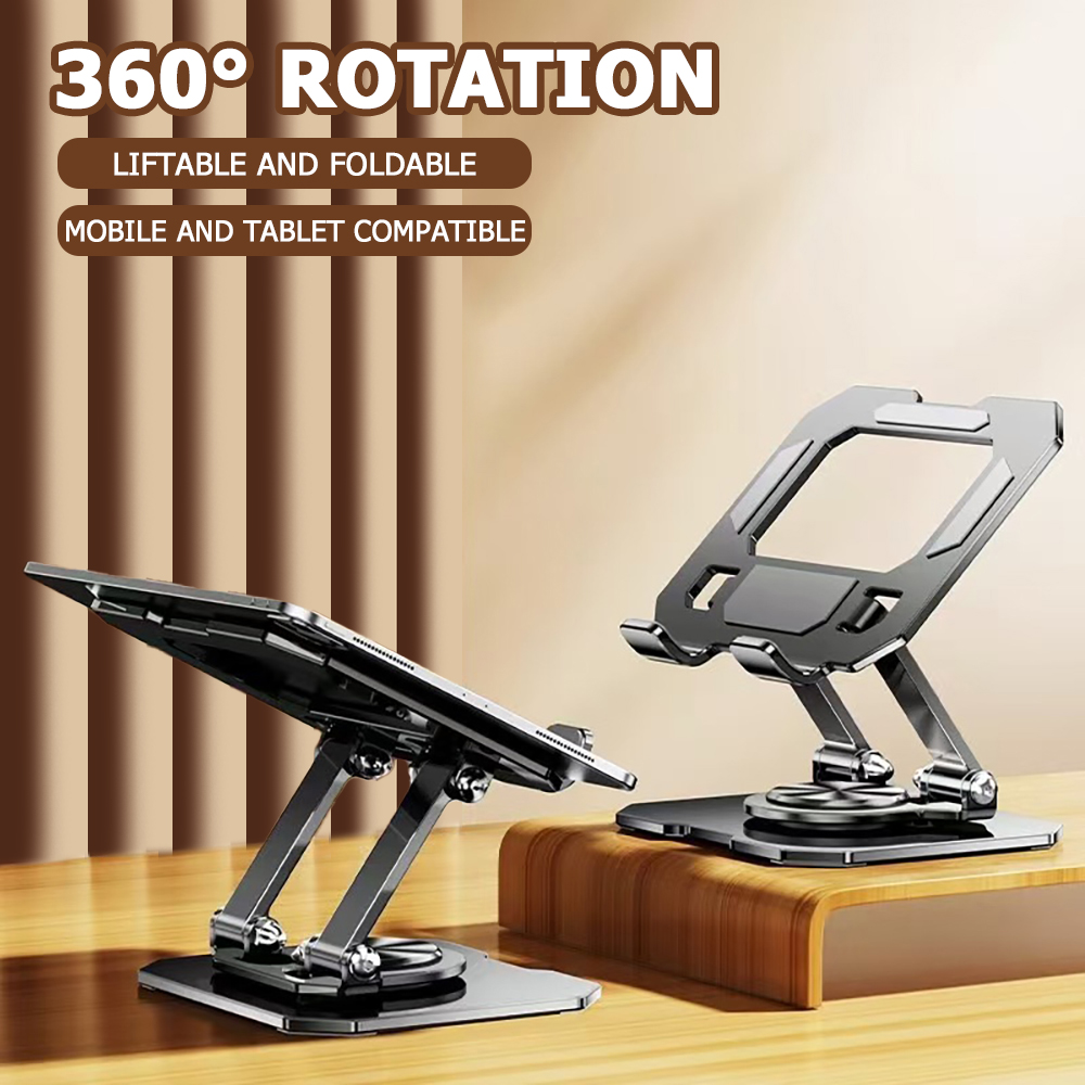 360 Rotating Tablet Phone Stan - Desk Setup Ipad ulasan dan harga