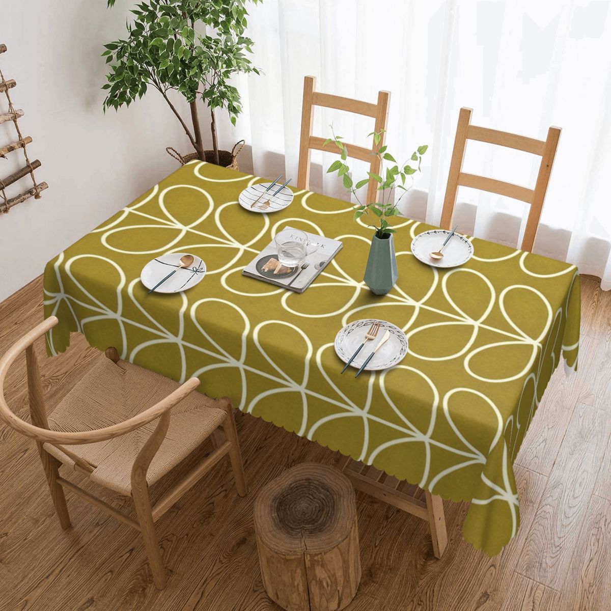 Orla Kiely Multistem Rectangul - Desk Setup Wallpaper ulasan dan harga