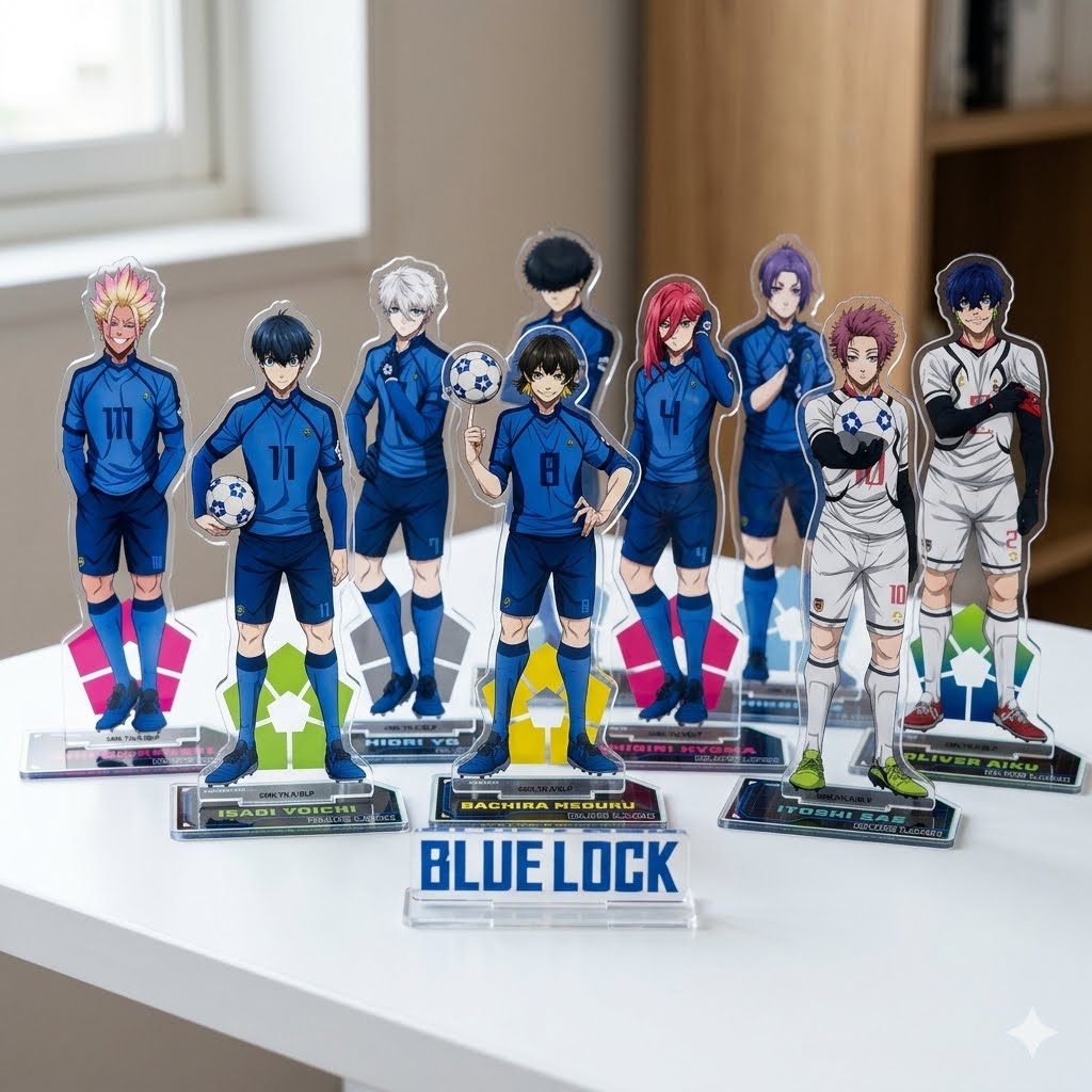 Blue Lock Mikage Reo Manga Cha - Desk Setup Blue ulasan dan harga